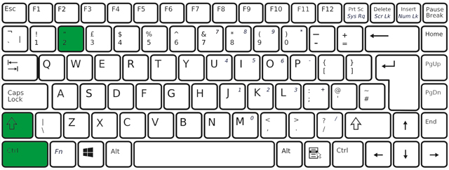 keyboard［Shift＋Ctrl＋2］（640px）