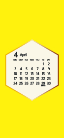 22年4月 無料でダウンロードして印刷できるシンプルカレンダー 暦 まなびっと