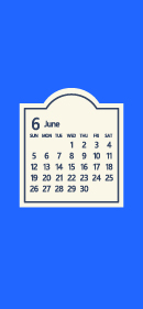 22年 令和4年 6月 無料でダウンロードして印刷できるシンプルカレンダー 暦 まなびっと