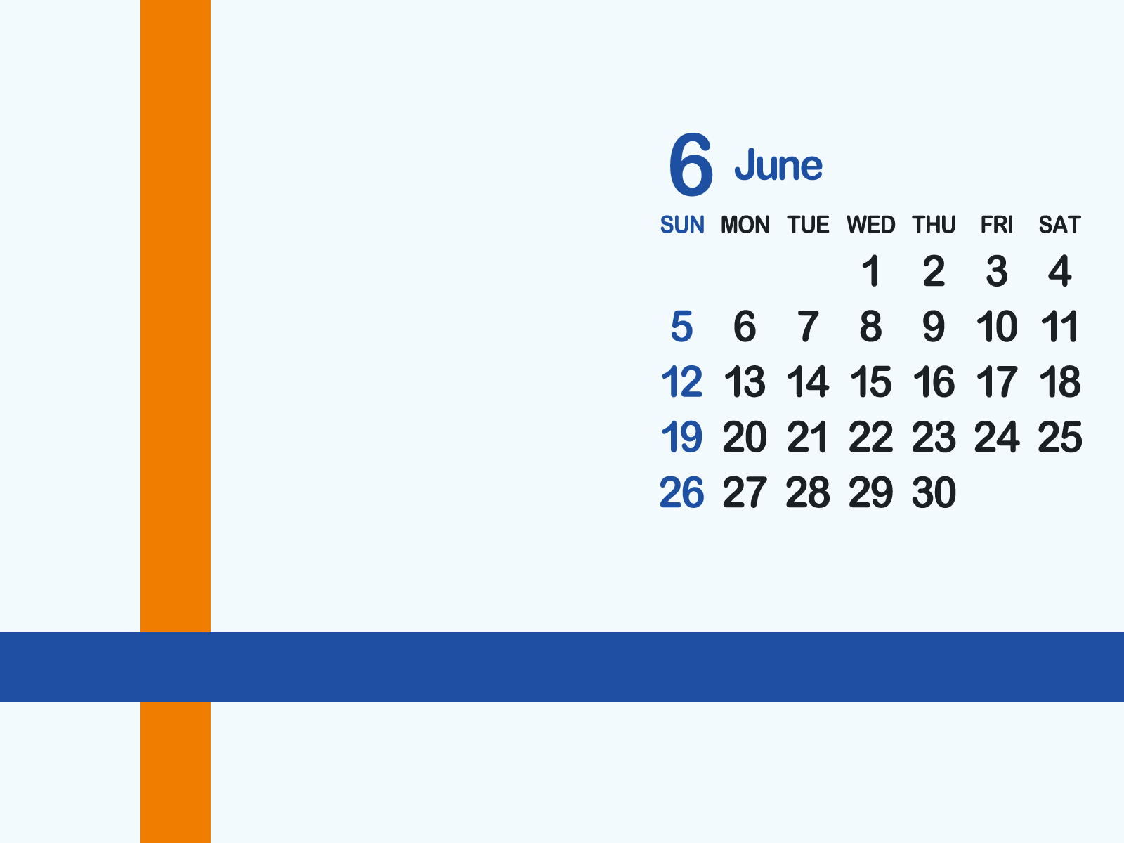 22年6月おしゃれなカレンダー 暦 デザインの参考にもなる ダウンロード無料 まなびっと