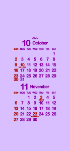 2022年10･11月白菫色･紅紫･濃紅葉300px