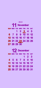2022年11･12月白菫色･紅紫･濃紅葉300px