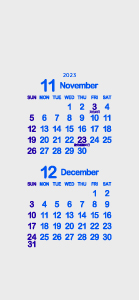 2023年11･12月雲井鼠･群青色･濃桔梗色300px