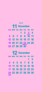 2023年11･12月鴇色･浅葱色･藤紫300px