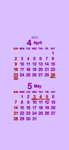 2023年4･5月白菫色･紅紫･濃紅葉300px