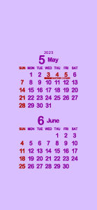 2023年5･6月白菫色･紅紫･濃紅葉300px