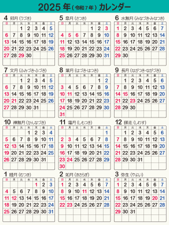 calendar2025-01c（450px）